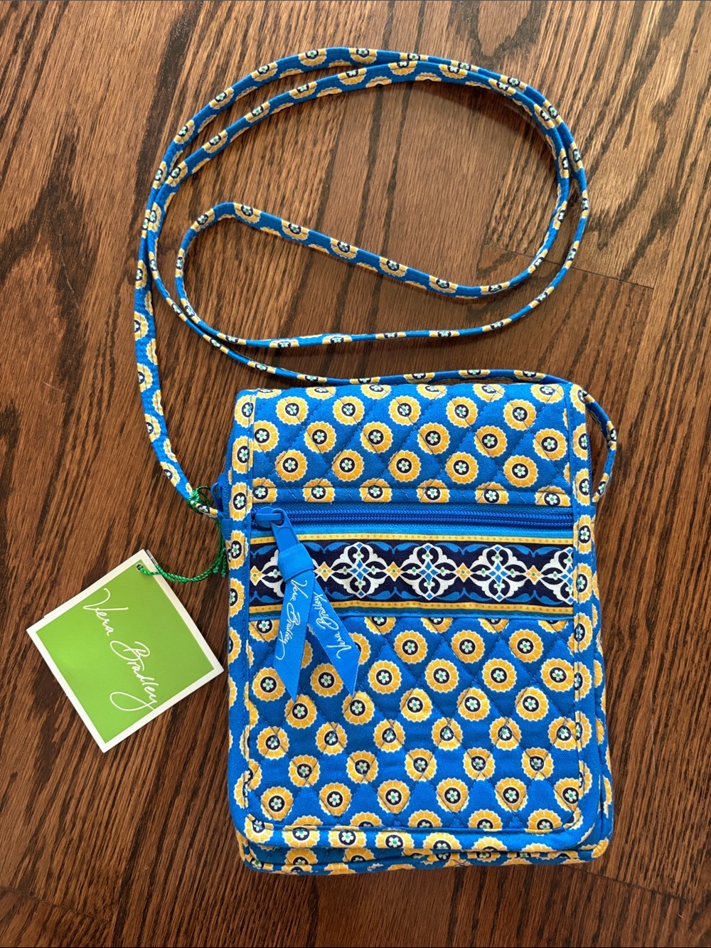Vera Bradley Riviera Blue Mini Hipster